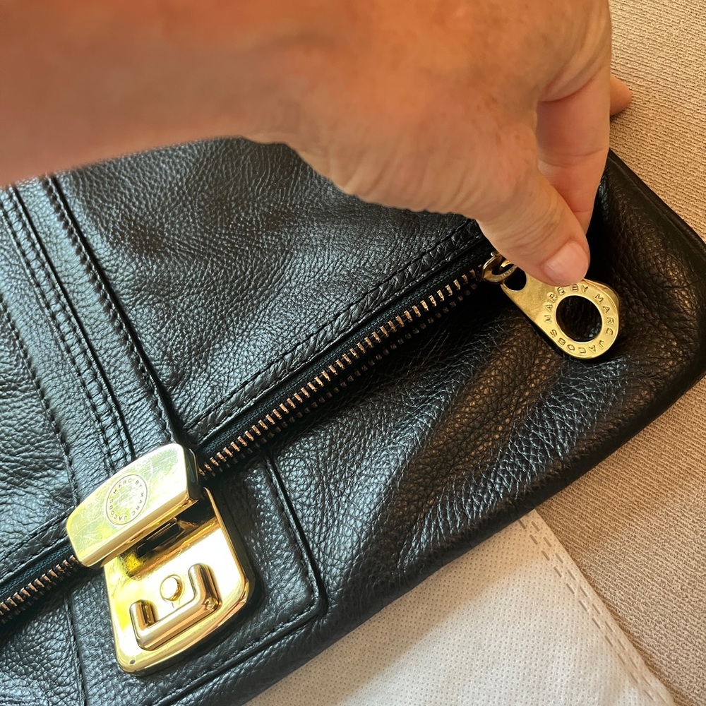 Marc Jacobs (Black) Leather Clutch